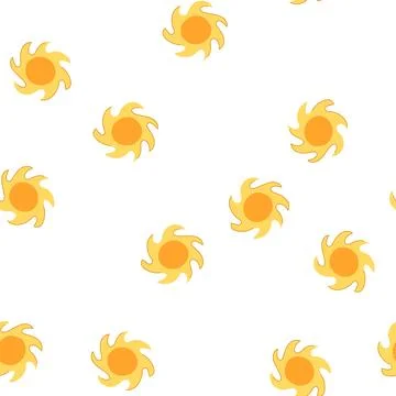Pattern earthy boho sun cartoon vector Illustrazione stock