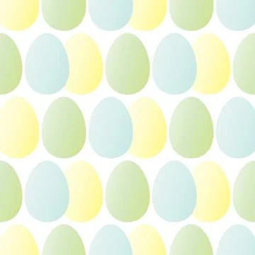 Pattern of Easter eggs Illustrazione stock