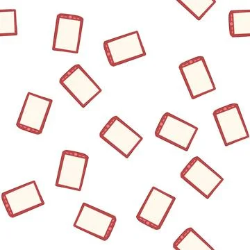 Pattern ebook e-reader cartoon vector Stock Illustration