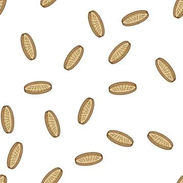 Pattern eco bamboo plate cartoon vector Stock Illustration