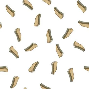 Pattern ecofriendly biodegradable kitchen sponge cartoon vector Stock Illustration