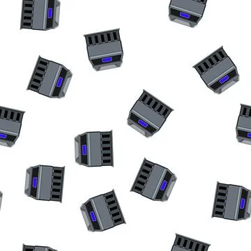 Pattern economy counter machine cartoon vector Illustrazione stock