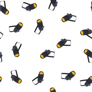 Pattern ed spotlight stage cartoon vector Stock Illustration