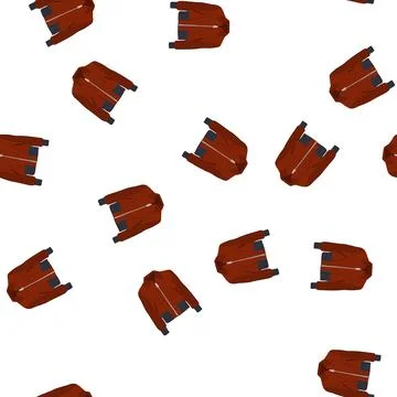 Pattern edgy leather jacket female cartoon vector Stock Illustration