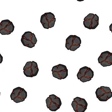Pattern effect fire ball cartoon vector Stock Illustration