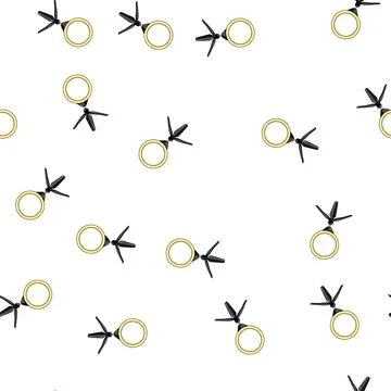 Pattern effect light ring cartoon vector イラスト素材