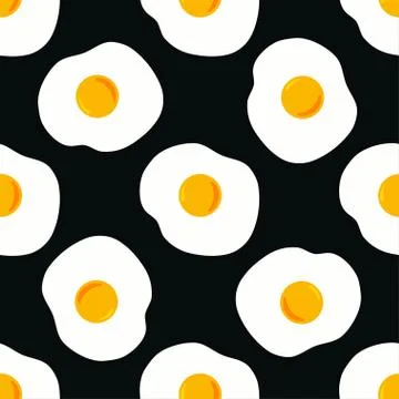 Pattern with egg Stock Illustration