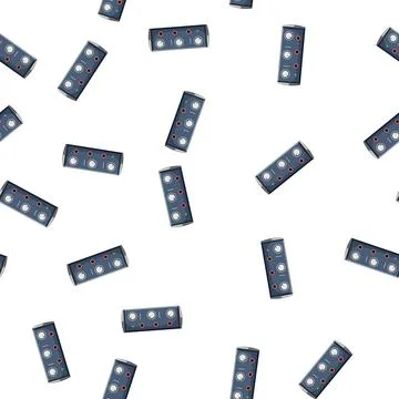 Pattern electonic headphone amp cartoon vector Stock Illustration
