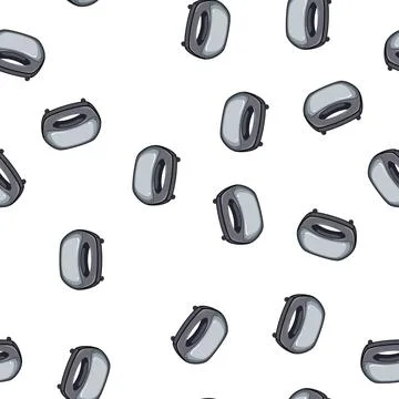 Pattern electric sandwich maker cartoon vector Stock Illustration
