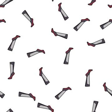 Pattern electric socks heated cartoon vector 스톡 일러스트