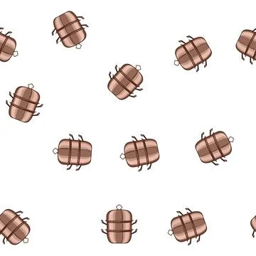 Pattern electric steamer pot cartoon vector Stock Illustration
