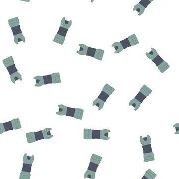 Pattern electric taser gun cartoon vector Ilustração Stock