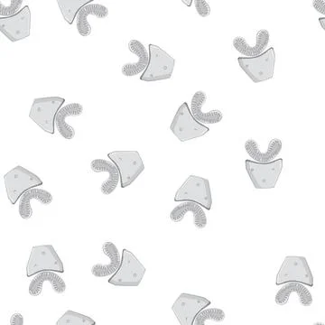 Pattern electric tooth brush cartoon vector イラスト素材