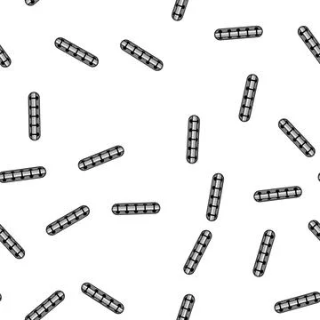 Pattern Electrical cable clip managing multiple wires organizing connection Stockillustratie