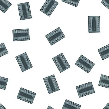 Pattern electricity battery backup cartoon vector Stock Illustration