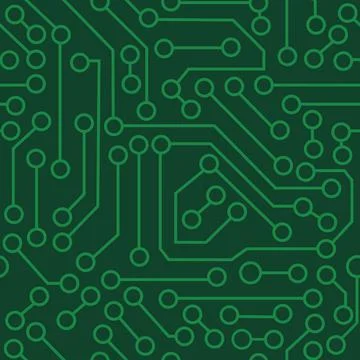 Pattern of electronic circuit Illustrazione stock