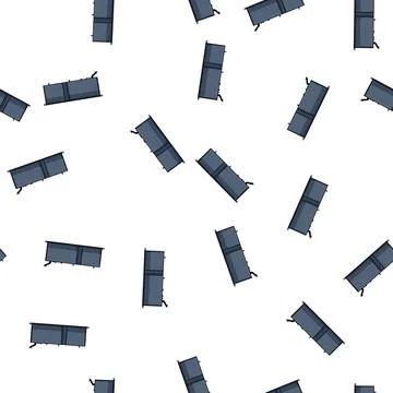 Pattern electronic laptop battery cartoon vector Illustrazione stock