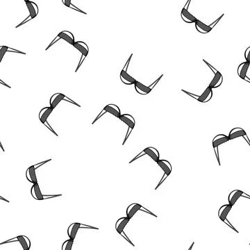 Pattern elegant bra sexy cartoon vector Stock Illustration