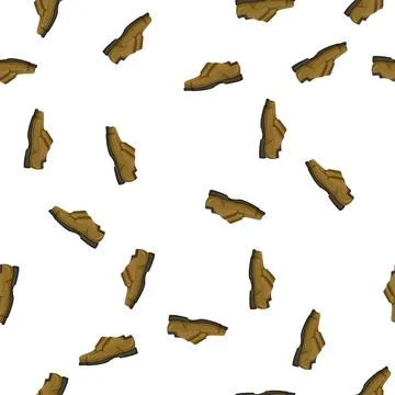 Pattern elegant man shoes cartoon vector イラスト素材
