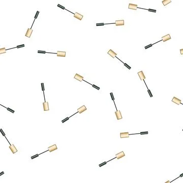 Pattern elegant torchere cartoon vector Stock Illustration