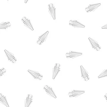 Pattern elegant veil bridal cartoon vector Stock Illustration
