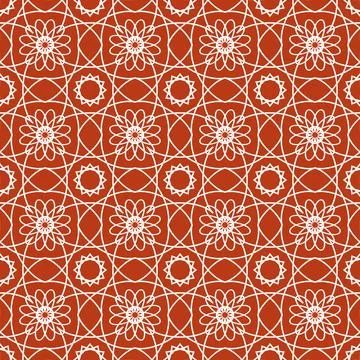 The pattern is elegant white lace seamless Stock Illustration