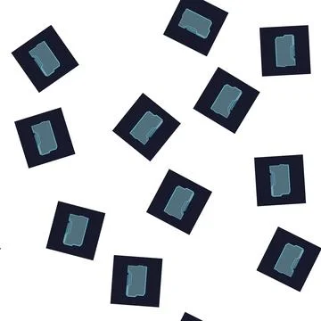 Pattern element hud frame cartoon vector Illustrazione stock