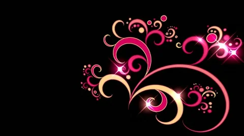 Pattern elements. Animation decoration, ornament Stock Footage 11288359