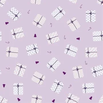 Pattern with elements for celebration Illustrazione stock