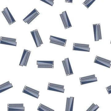 Pattern elevation skyscraper cartoon vector Stock Illustration