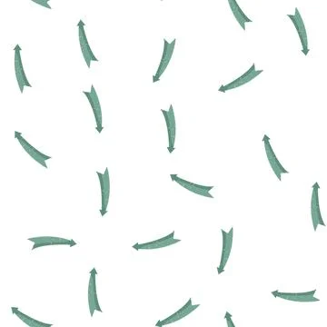 Pattern emblem retro arrow banner cartoon vector Stock Illustration