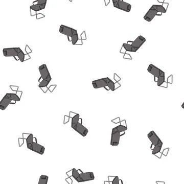 Pattern empty office chair cartoon vector Stock Illustration