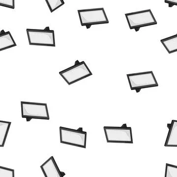 Pattern empty photo frame cartoon vector 스톡 일러스트