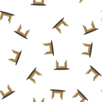 Pattern empty wood table cartoon vector Stockillustratie