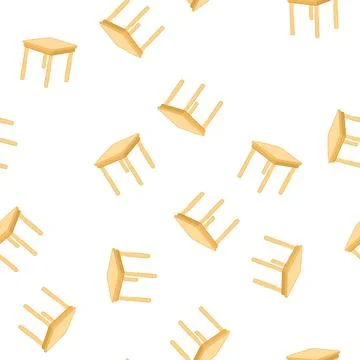 Pattern empty wood table cartoon vector Stockillustratie