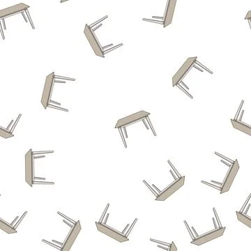 Pattern empty wooden table cartoon vector Stockillustratie