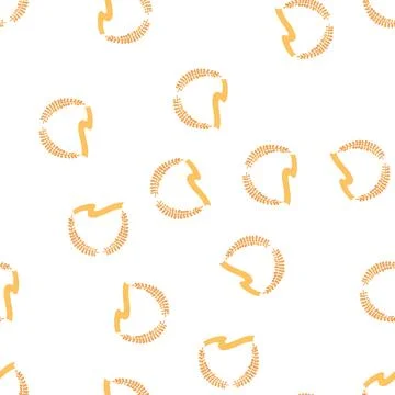 Pattern en gold laurel cartoon vector Stock Illustration