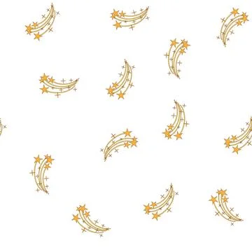 Pattern enchantment magic star arch cartoon vector Stockillustratie