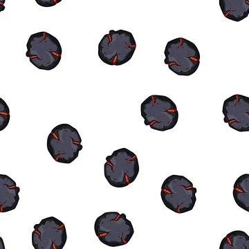 Pattern energy fire ball cartoon vector Stock Illustration