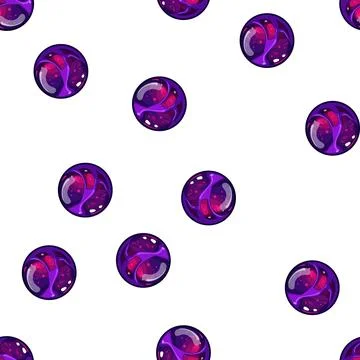Pattern energy magic ball sphere cartoon vector Stock Illustration