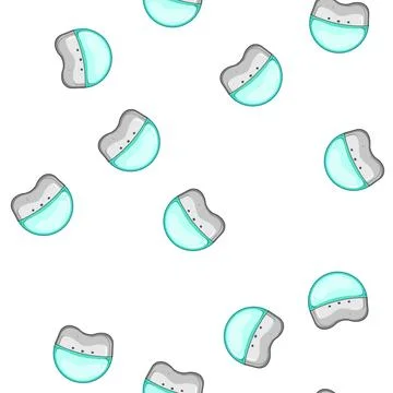 Pattern energy smart lamp cartoon vector Stock Illustration