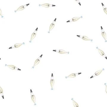 Pattern energy smart light bulb cartoon vector Stockillustratie