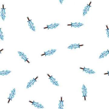 Pattern energy sword effect cartoon vector 스톡 일러스트