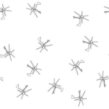 Pattern energy wind turbine home use cartoon vector Illustrazione stock