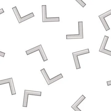 Pattern engineer ruler builder cartoon vector Illustration