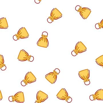 Pattern envelope chinese lucky bag cartoon vector Stock Illustration