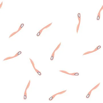 Pattern envelope letter opener cartoon vector Illustrazione stock