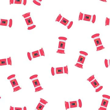 Pattern environment battery recycling box cartoon vector Stock Illustration