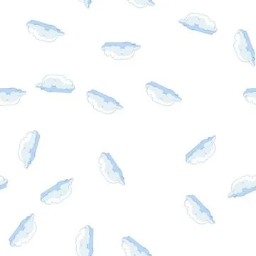 Pattern environment cloud cartoon vector 库存插图