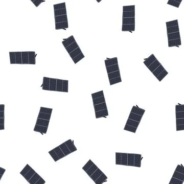 Pattern environment solar panels cartoon vector Illustrazione stock